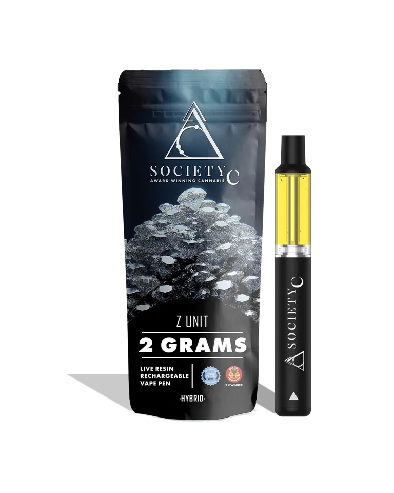 society c z unit live resin Society C Live Resin 2G Disposable Carts
